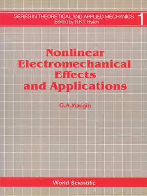 cover image of Nonlinear Electromechanical Effects and Applications